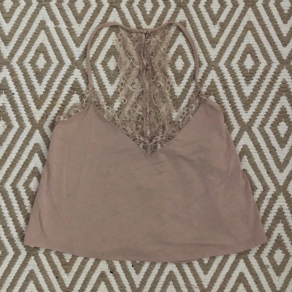 Forever 21 Pink Lace Top - Picture 1 of 3